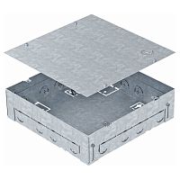 7427432 Монтажное основание UDHOME BOX для лючка GES9 (коробка для лючка 12 модулей 45х45 мм) h=70-100 сталь Тип: UDHOME BOX 9 (упак. 1шт)