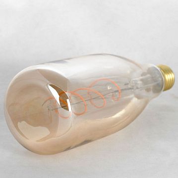 GF-L-2103 EDISSON Лампочки, цвет основания - бронзовый, плафон - стекло (цвет - янтарный), 1x4W E27  - фотография 3