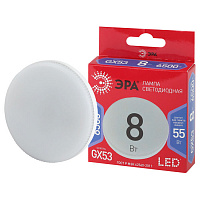 Б0045333 Лампочка светодиодная ЭРА RED LINE LED GX-8W-865-GX53 R GX53 8 Вт таблетка холодный дневной свет