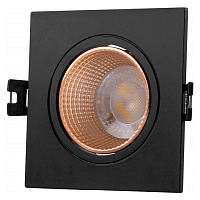 DK3071-BBR DK3071-BBR Встраиваемый светильник, IP 20, 10 Вт, GU5.3, LED, черный/бронзовый, пластик