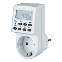 61555 Таймер Navigator 61 555 NTR-E-S01-WH розет. электрон. 61555 Таймер Navigator 61 555 NTR-E-S01-WH розет. электрон.