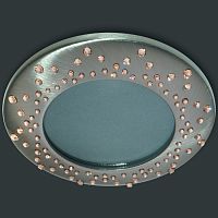 N1519-NM Donolux светильник встраиваемый, неповор.круглый,MR16, D100, max 50w GU5,3, IP65, литье, сатин.никел