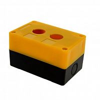 cpb-102-o Корпус КП102 пластиковый 2 кнопки желтый EKF PROxima