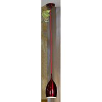 COLLINA Подвесной светильник, цвет основания - красный, плафон - металл (цвет - красный), 1x6W E14
