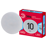 Б0050605 Лампочка светодиодная ЭРА RED LINE LED GX-10W-840-GX53 R GX53 10Вт таблетка нейтральный белый свет