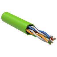 LC1-C5E04-122 ITK Кабель связи витая пара U/UTP, кат.5E 4x2х24AWG solid, LSZH, 305м, зеленый