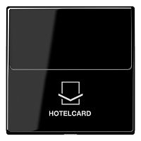 A590CARDSW Накладка на карточный выключатель Jung А-СЕРИЯ, скрытый монтаж, черный, A590CARDSW