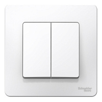 BLNVS010501 Выключатель 2-клавишный Systeme Electric BLANCA, скрытый монтаж, белый, BLNVS010501 BLNVS010501 Выключатель 2-клавишный Systeme Electric BLANCA, скрытый монтаж, белый, BLNVS010501