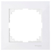MTN4010-3619 Рамка 1 пост Schneider Electric MERTEN M-PURE, полярно-белый, MTN4010-3619