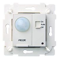 FD28604 Выключатель с датчиком движения FEDE, 800 Вт, скрытый монтаж, белый, FD28604