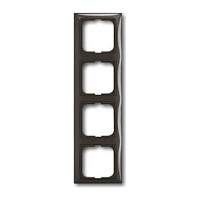 Рамка 4 поста ABB BASIC55, château-black 2CKA001725A1509