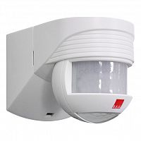91002 LC-Click-N 200 /white  Датчик движения уличный 200°, радиус действия 12м., защита от подкрадывания 360° / IP54 / белый