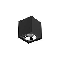 V1-R0-T0360-20000-2001240 Светодиодный светильник VARTON DL-02 Cube накладной 100х110 мм 12 Вт 4000 K 35° RAL9005 черный муар