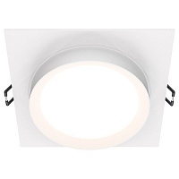 DL086-GX53-SQ-W Downlight Hoop Встраиваемый светильник, цвет: Белый 1x15W GX53