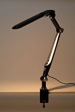 Б0052767 Настольный светильник ЭРА NLED-496-12W-BK светодиодный на струбцине черный, Б0052767  - фотография 4