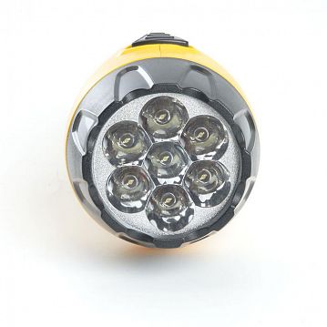 12653 Фонарь аккумуляторный, 15 LED DC (свинцово-кислотная батарея), желтый, TH2295 (TH93C)  - фотография 3
