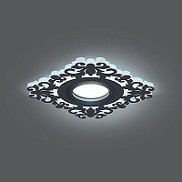 BL129 Светильник Gauss Backlight BL129 Квадрат/узор. Черный, Gu5.3, 3W, LED 4000K 1/40