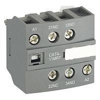 1SBN010154R1111 Блок контактный дополнительный CAT4-11MRT для контакторов AF..RT и NF..RT