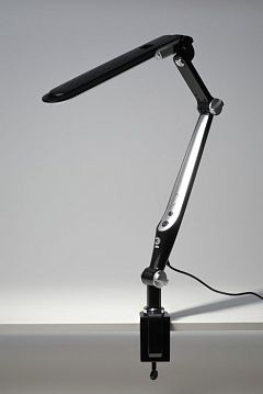Б0052767 Настольный светильник ЭРА NLED-496-12W-BK светодиодный на струбцине черный, Б0052767  - фотография 3