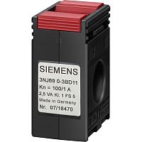 3NJ6920-3BE13 АКСЕССУАР ДЛЯ IN-LINE FUSE SWITCH DISCONNECT. PLUG-IN, CURRENT TRANSДЛЯMER 150/1A, CL. 0.5, CALIBRATED FEED-THROUGH OPENING 14MM