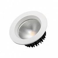 021491 Светодиодный светильник LTD-105WH-FROST-9W White 110deg
