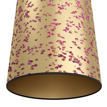 390294 390294 Настольная лампа CASTUERA, 1X25W (E27), H470, сталь, черный / бумага с розовыми лепестками, з, 390294  - фотография 3