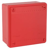 53811 Коробка ответвит. с гладкими стенками,  IP56, 100х100х50мм,цвет красный (упак. 1шт)
