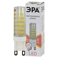Б0027865 Лампочка светодиодная ЭРА STD LED JCD-7W-CER-827-G9 G9 7Вт керамика капсула теплый белый свет