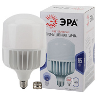 Б0032088 Лампа светодиодная ЭРА STD LED POWER T140-85W-6500-E27/E40 Е27 / Е40 85Вт колокол холодный дневной свет