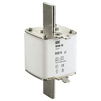 DPP50-500 Плавкая вставка предохранителя ППНИ-39, габарит 3, 500А IEK