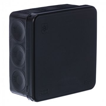 2TKA140013G1 AP9M Коробка распределительная, наружного монтажа 86х86 мм, IP55, черная  - фотография 4