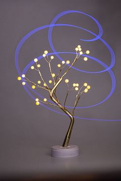 Б0051949 Светодиодная новогодняя фигура ЭРА ЕGNID-36W жемчужное дерево 36 LED  - фотография 7