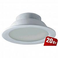 94837 Светильник Navigator 94 837 NDL-P1-20W-840-WH-LED (аналог Downlight КЛЛ2х18 d170