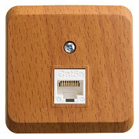 KOMA-001T Розетка компьютерная RJ45 Systeme Electric ЭТЮД, открытый монтаж, бук, KOMA-001T KOMA-001T Розетка компьютерная RJ45 Systeme Electric ЭТЮД, открытый монтаж, бук, KOMA-001T