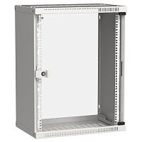 LWE3-15U53-GF ITK Шкаф LINEA WE 15U 550x350мм дверь стекло серый