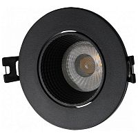 DK3061-BK DK3061-BK Встраиваемый светильник, IP 20, 10 Вт, GU5.3, LED, черный/черный, пластик
