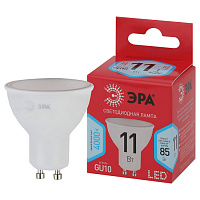 Б0050693 Лампочка светодиодная ЭРА RED LINE LED MR16-11W-840-GU10 R GU10 11 Вт софит нейтральный белый свет