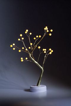 Б0051949 Светодиодная новогодняя фигура ЭРА ЕGNID-36W жемчужное дерево 36 LED  - фотография 5