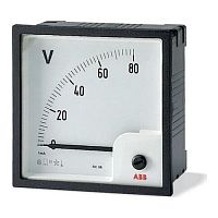 2CSG112230R4001 Вольтметр щитовой ABB VLM 600В AC, аналоговый, кл.т. 1,5, 2CSG112230R4001 2CSG112230R4001 Вольтметр щитовой ABB VLM 600В AC, аналоговый, кл.т. 1,5, 2CSG112230R4001