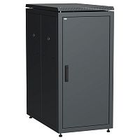 LN05-18U61-M ITK Шкаф сетевой 19 LINEA N 18U 600х1000 мм металлическая передняя дверь черный