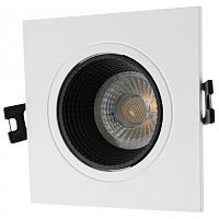 DK3071-WH+BK DK3071-WH+BK Встраиваемый светильник, IP 20, 10 Вт, GU5.3, LED, белый/черный, пластик