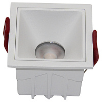 DL043-01-10W3K-D-SQ-W Downlight Alfa LED Встраиваемый светильник, цвет: Белый 10W