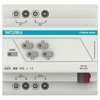 ITR504-0016 Interra Combo KNX Actuator - 4 Channel 16A (Lighting, Shutter, Blind, Fan Coil)