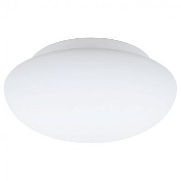 81636 81636 Светильник для ванной комнаты ELLA, 1х60W (E27), Ø280, сталь, белый/опаловое стекло