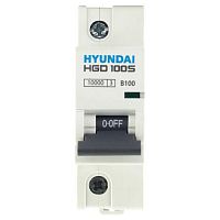 13.04.001110 Автоматический выключатель HYUNDAI HGD 1P 100А 10кА, 13.04.001110