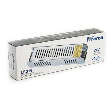 48047 Трансформатор электронный для светодиодной ленты 200W 24V (драйвер), LB019  - фотография 5