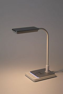 Б0052776 Настольный светильник ЭРА NLED-499-10W-W светодиодный с основанием белый, Б0052776  - фотография 4