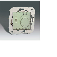 82504-33 Терморегулятор для теплого пола Simon SIMON 75, с выносным датчиком, скрытый монтаж, алюминий, 82504-33