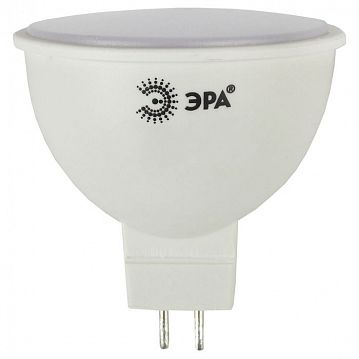 Б0020542 Лампочка светодиодная ЭРА STD LED MR16-6W-827-GU5.3 GU5.3 6Вт софит теплый белый свет (размер кор.)  - фотография 3
