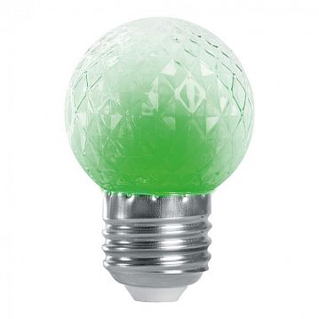 38209 Лампа-строб, (1W) 230V E27 зеленый G45 , LB-377  - фотография 2